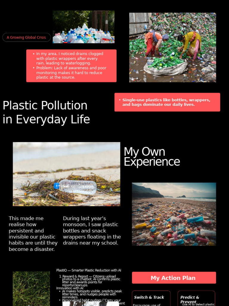 Plastic Pollution in Everyday Life | PDF | Economy And The Environment ...