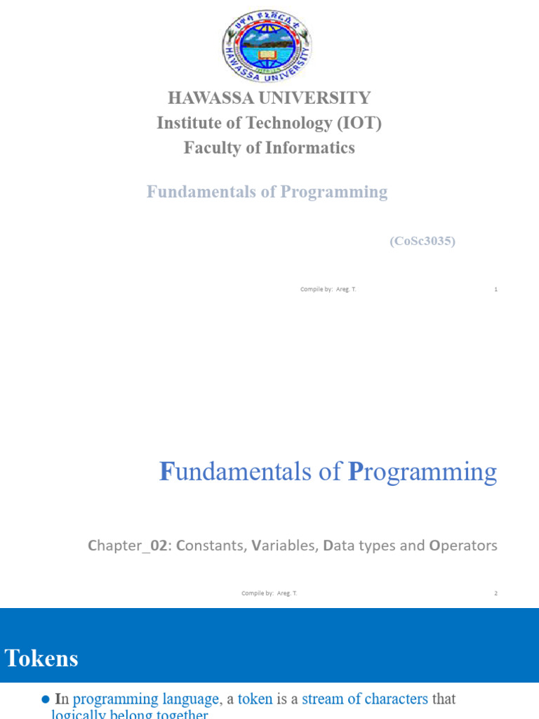 C++ Programming Basics: Variables & Types | PDF | Data Type | Integer ...