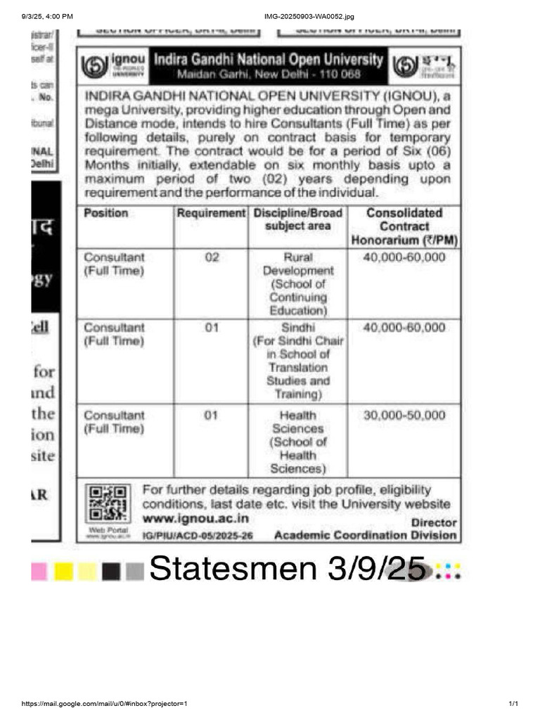 Newspaper Advertisement | PDF