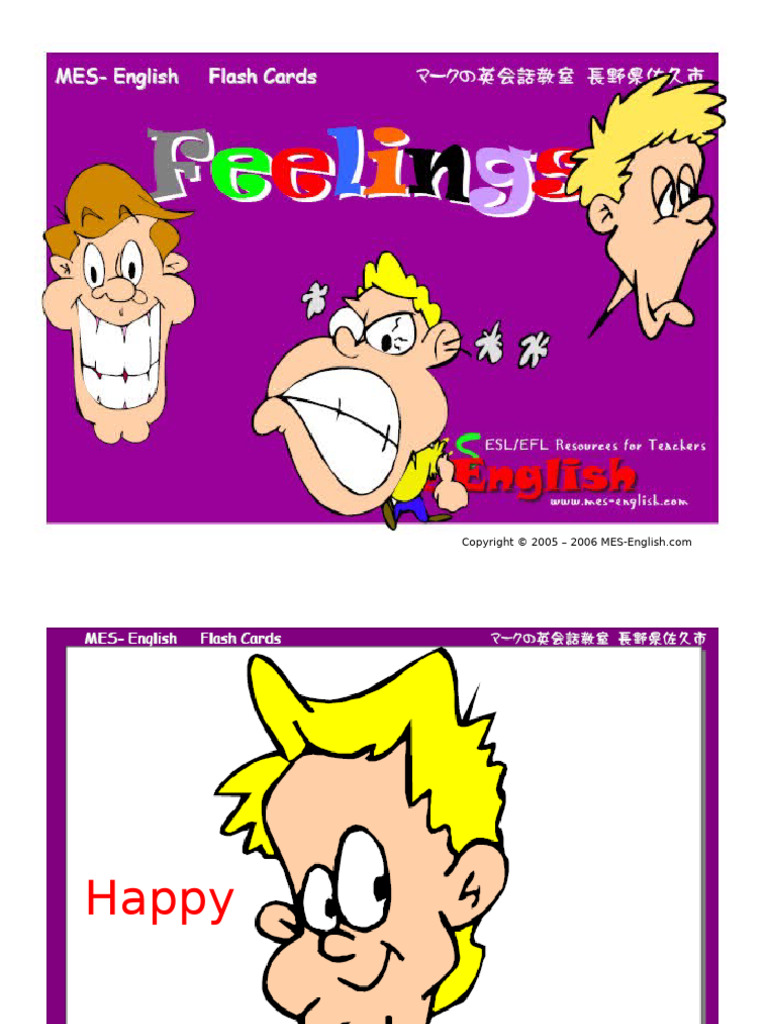 feelings in English | PDF
