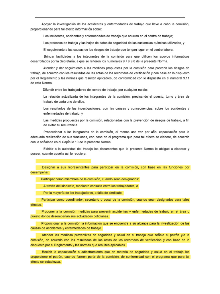 Nom 019 Stps | PDF