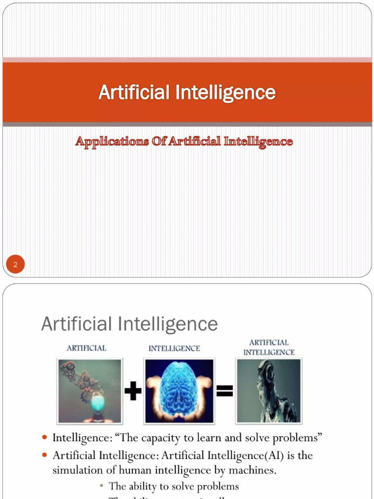 Unit 5 Applications of Ai | PDF