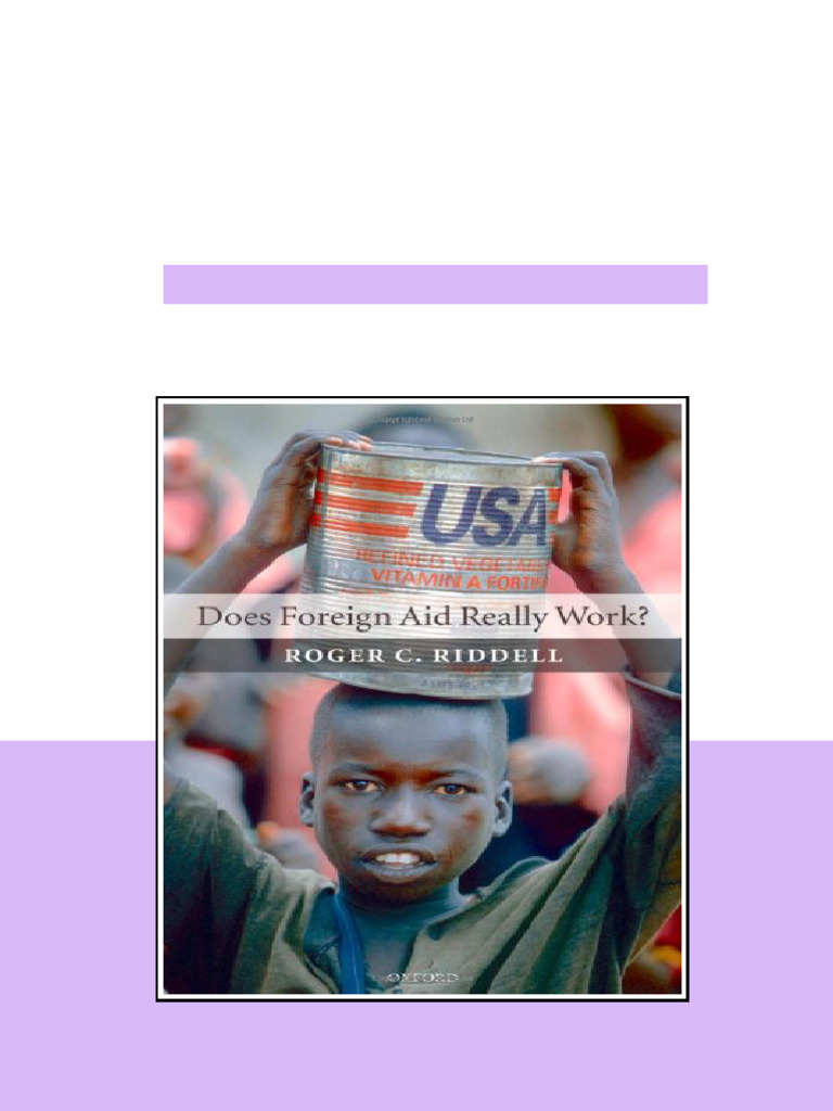 Does Foreign Aid Really Work Roger Riddell full | PDF | Official ...