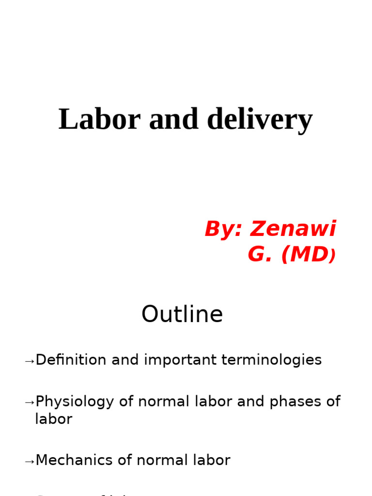 13 Labor and Delivery.z (1) | PDF | Pelvis | Childbirth