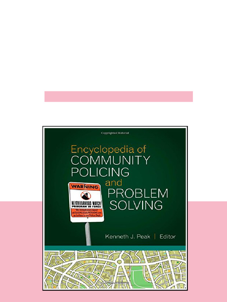 Encyclopedia Of Community Policing And Problem Solving 1st Edition ...