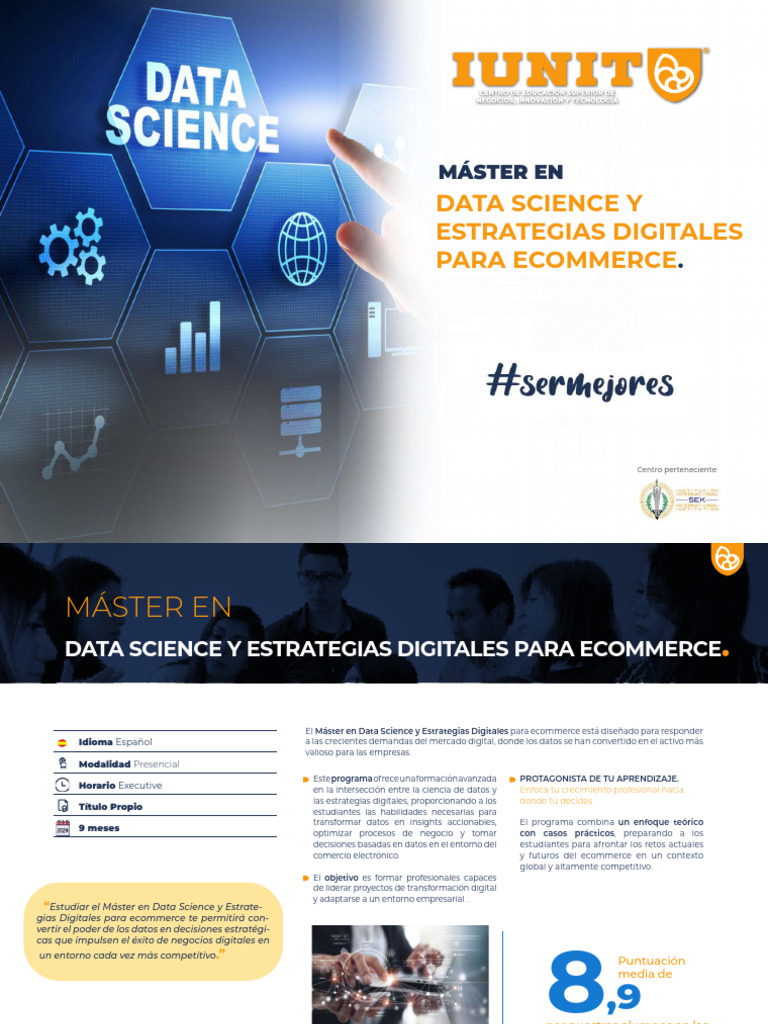 Dossier Máster en Data Science y Estrategias Digitales para Ecommerce ...