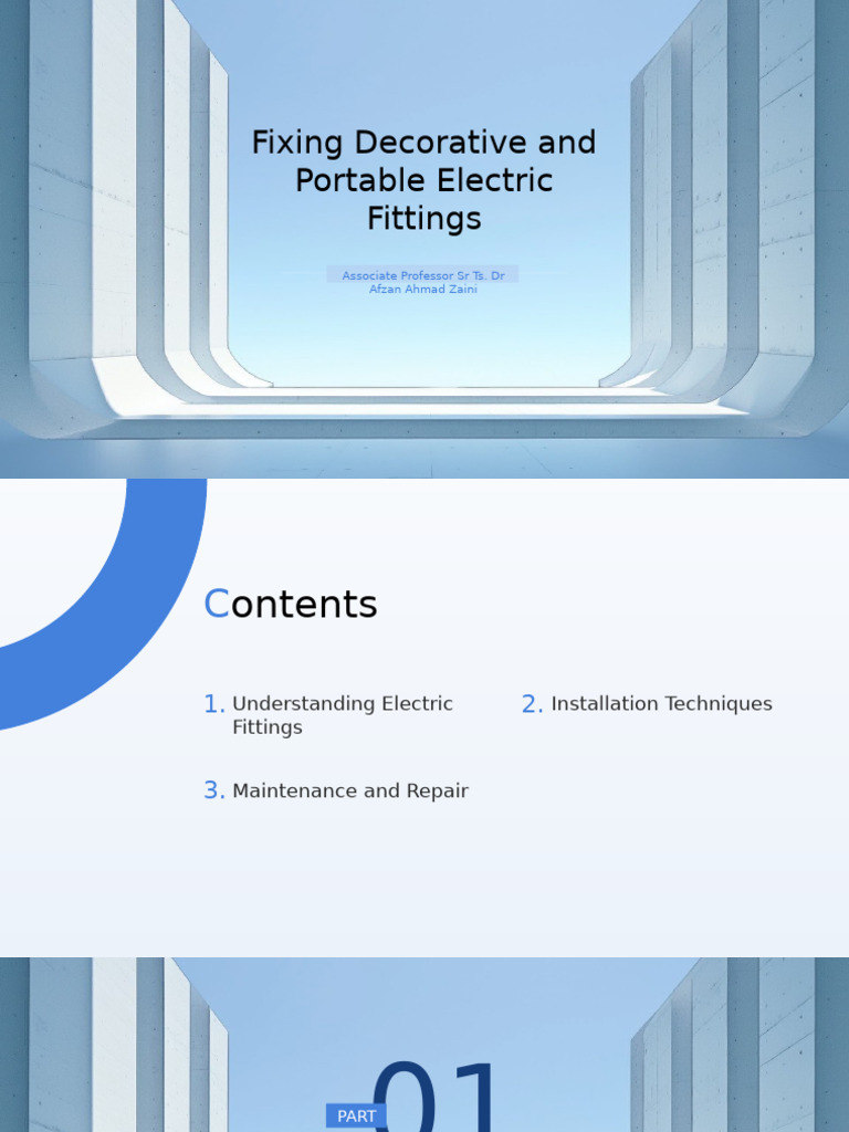 Fixing Decorative and Portable Electric Fittings | PDF | Lighting ...