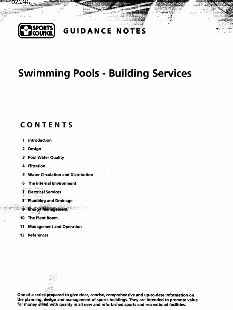 Swimming Pool Design and Management Guide | PDF | Swimming Pool | Chlorine