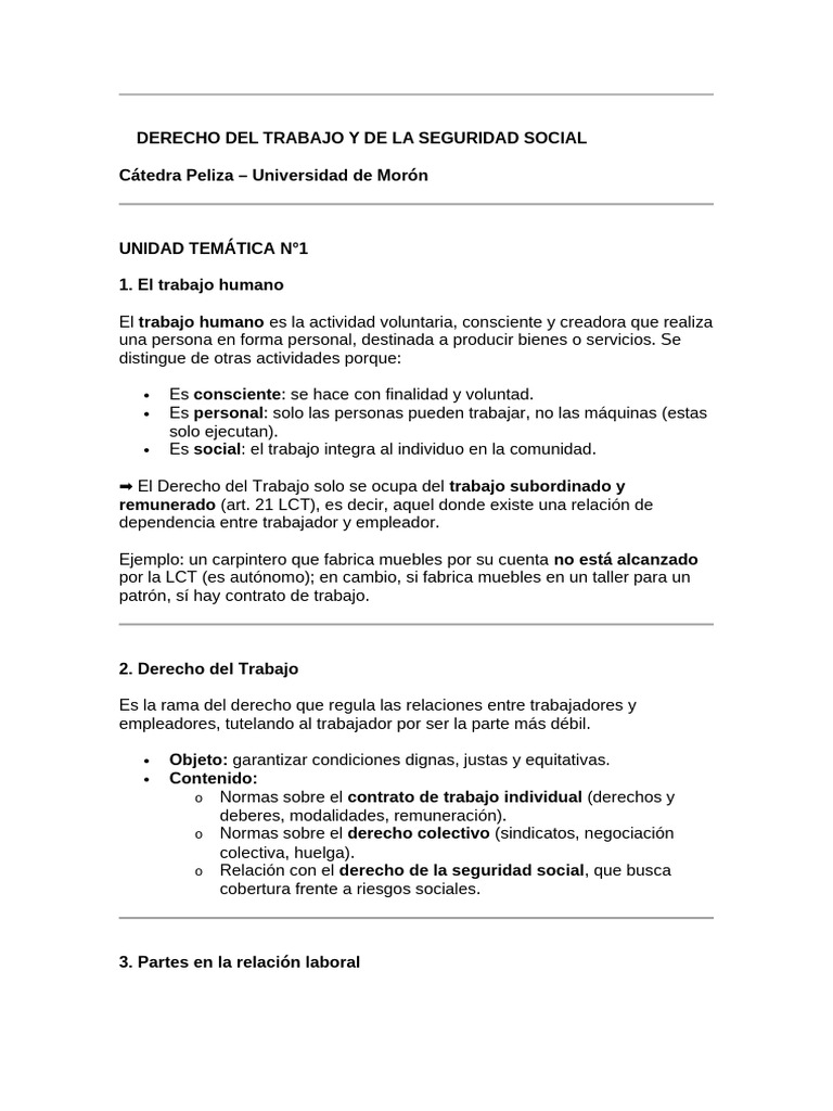 dERECHO DEL TRABAJO Y DE LA SEGURIDAD SOCIAL | PDF | Derecho laboral ...