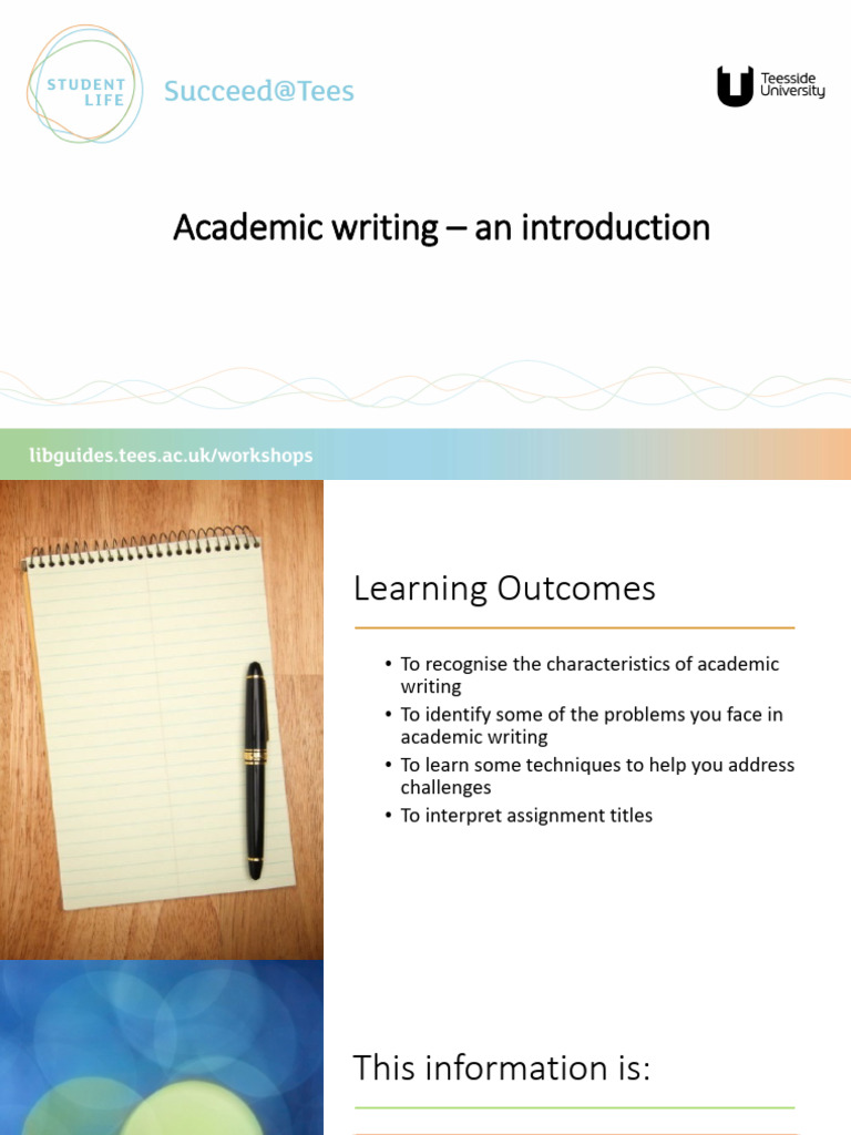 Academic Writing LibGuide Version | PDF | Argument | Evidence