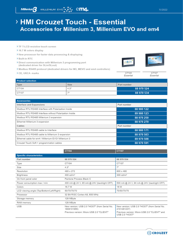 AU_HM_CT_Touch-Essential_EN (1) | PDF | Electromagnetic Interference ...