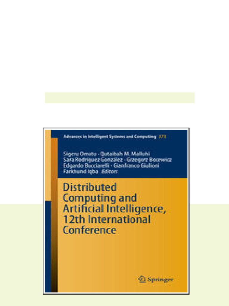 Distributed Computing and Artificial Intelligence 12th International ...