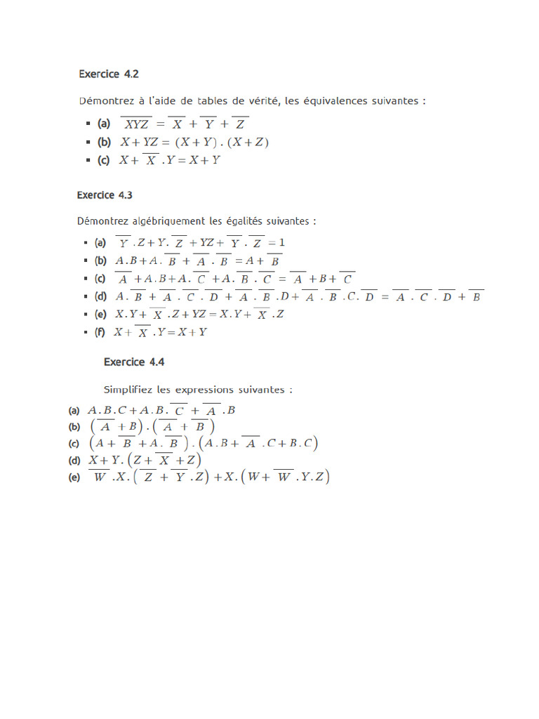 Exercice Cour N 3 | PDF