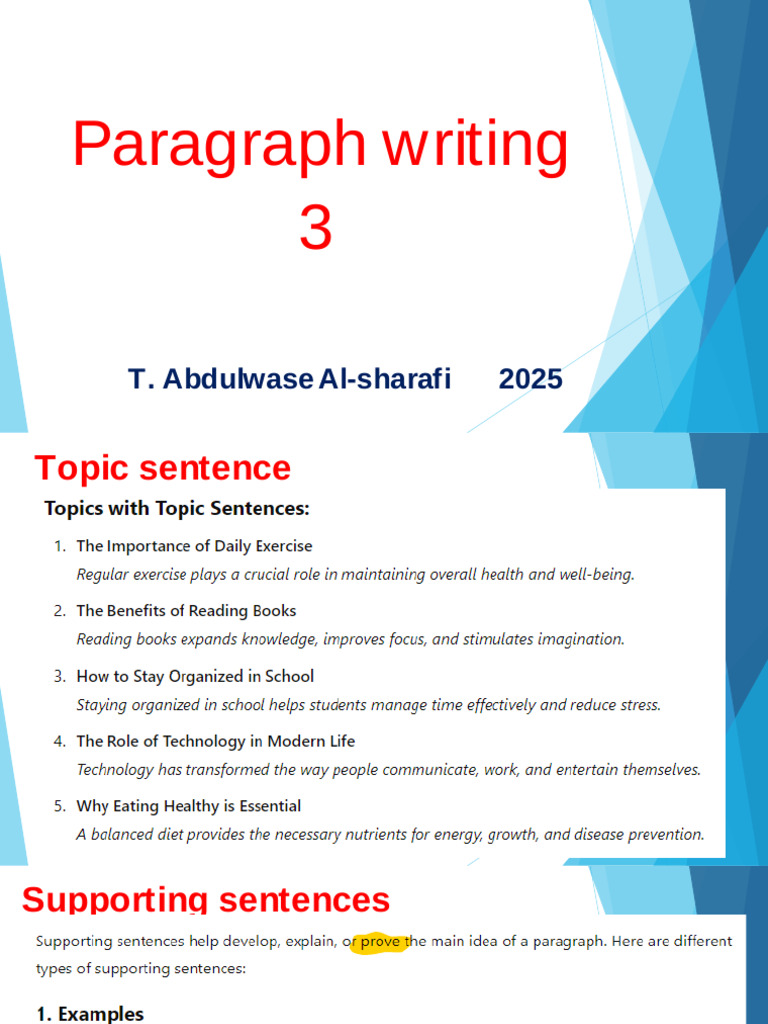 Presentation1 Writing 2025 | PDF
