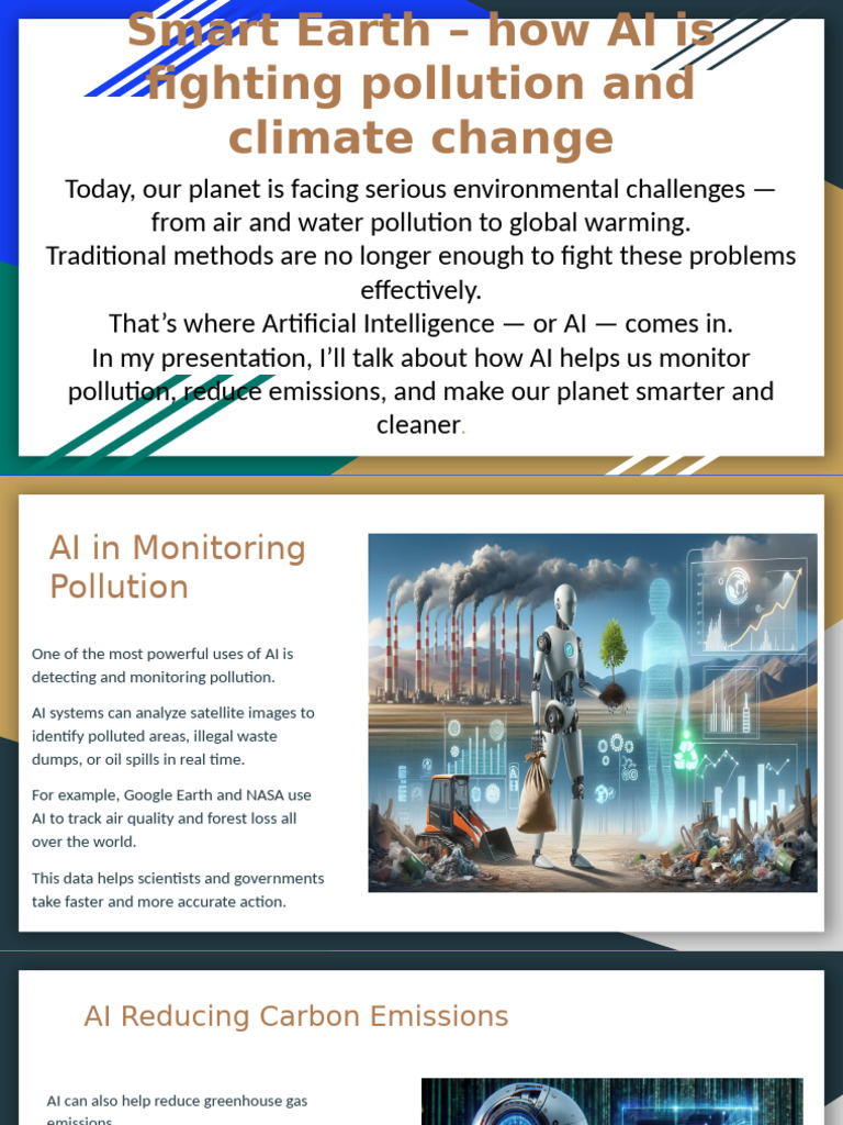 AI Solutions for Pollution Control | PDF
