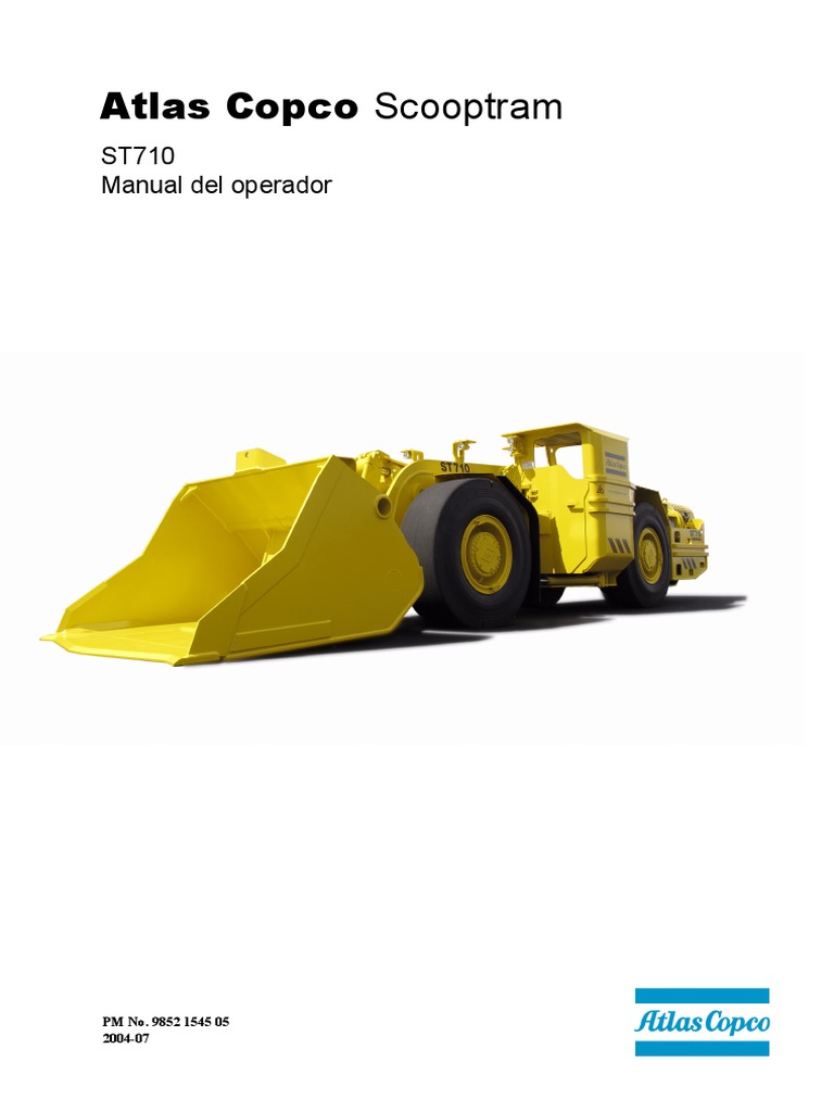 Manual Scooptrams Atlas Copco St 710 Manual Operador