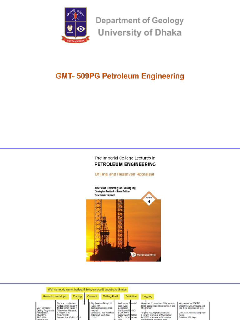 2. GMT-509PG MSI Lecture-2 Drilling Rig | PDF | Casing (Borehole) | Oil ...