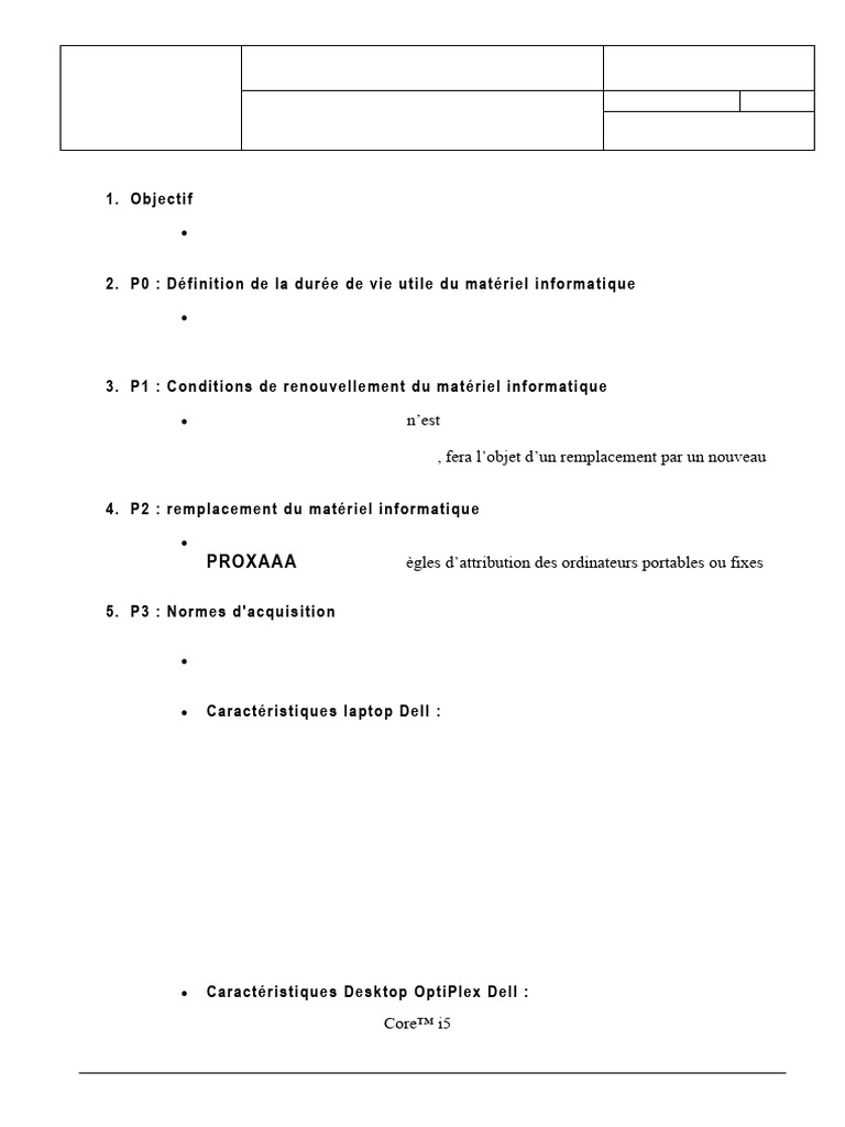 Procédure de renouvellement matériel IT | PDF | Informatique | Solid ...