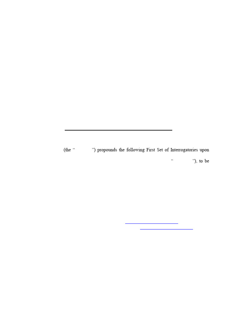 Rogs To D | PDF | Lawsuit | Interrogatories