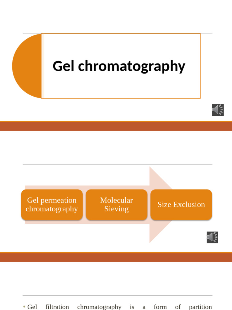 Gel Chromatography: Principles and Applications | PDF | Gel ...