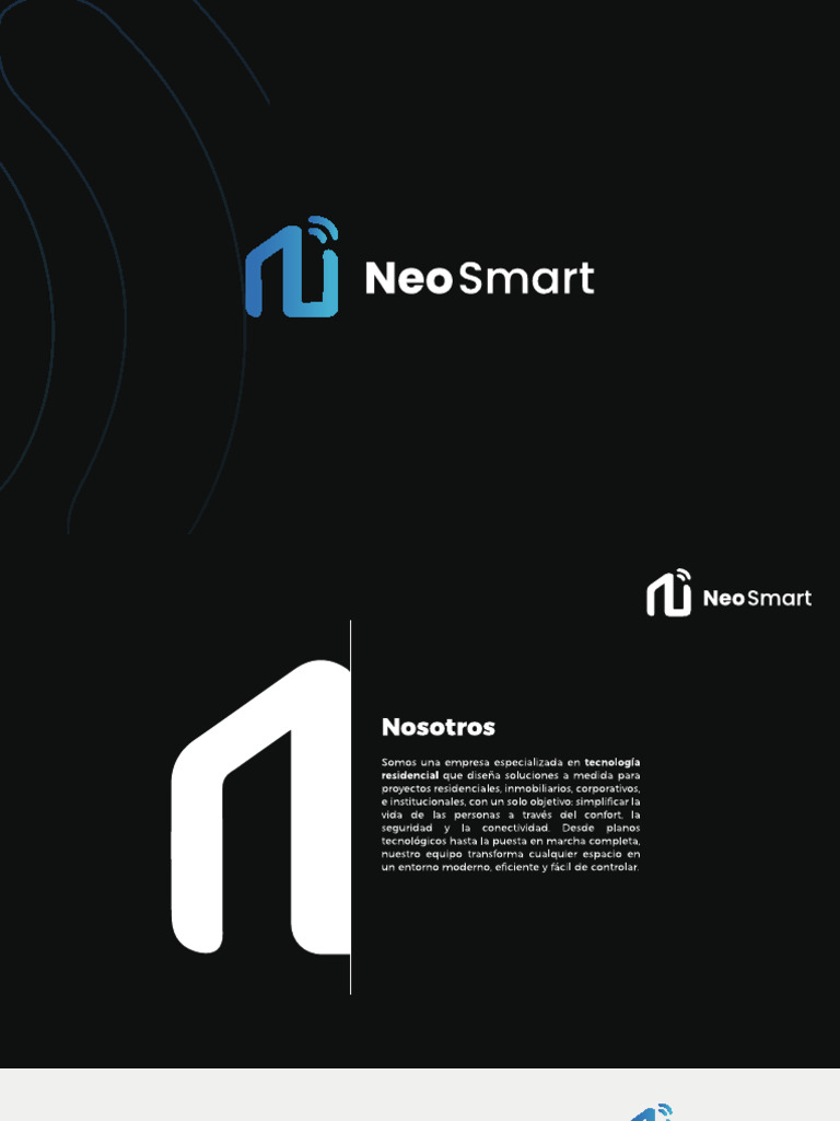 Brochure Neosmart 2025. | PDF | Automatización del hogar | Internet
