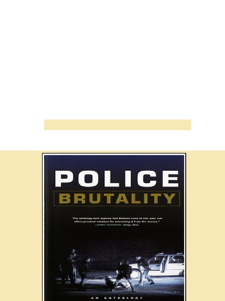 (Ebook) Police Brutality: An Anthology by Jill Nelson; Robin D.G ...