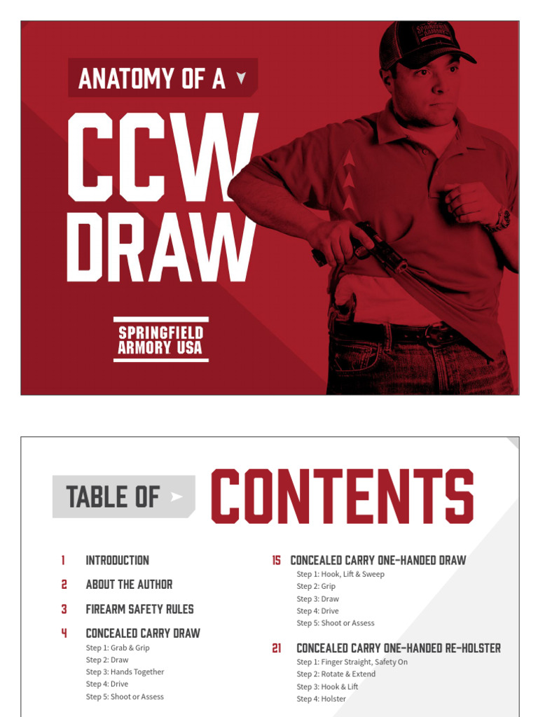 Concealed Carry Techniques Guide | PDF | Firearms | Pistol