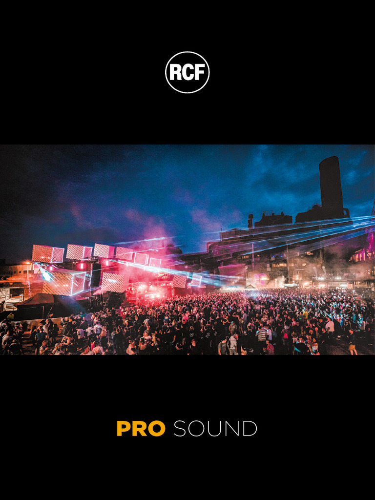 RCF Pro Sound Solutions Overview | PDF | Loudspeaker | Equalization (Audio)