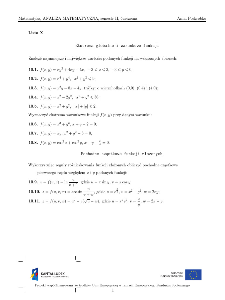 Lista10 2 | PDF