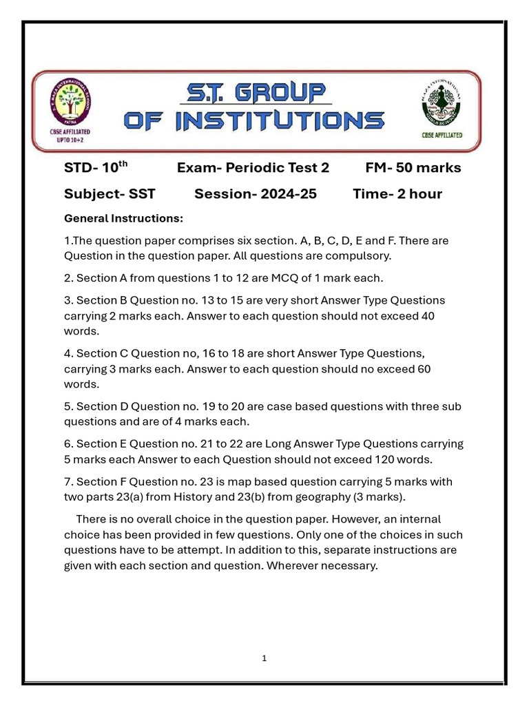 sst 10th | PDF