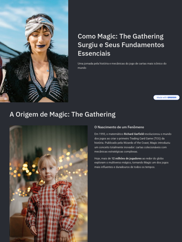História e Mecânicas de Magic: The Gathering | PDF