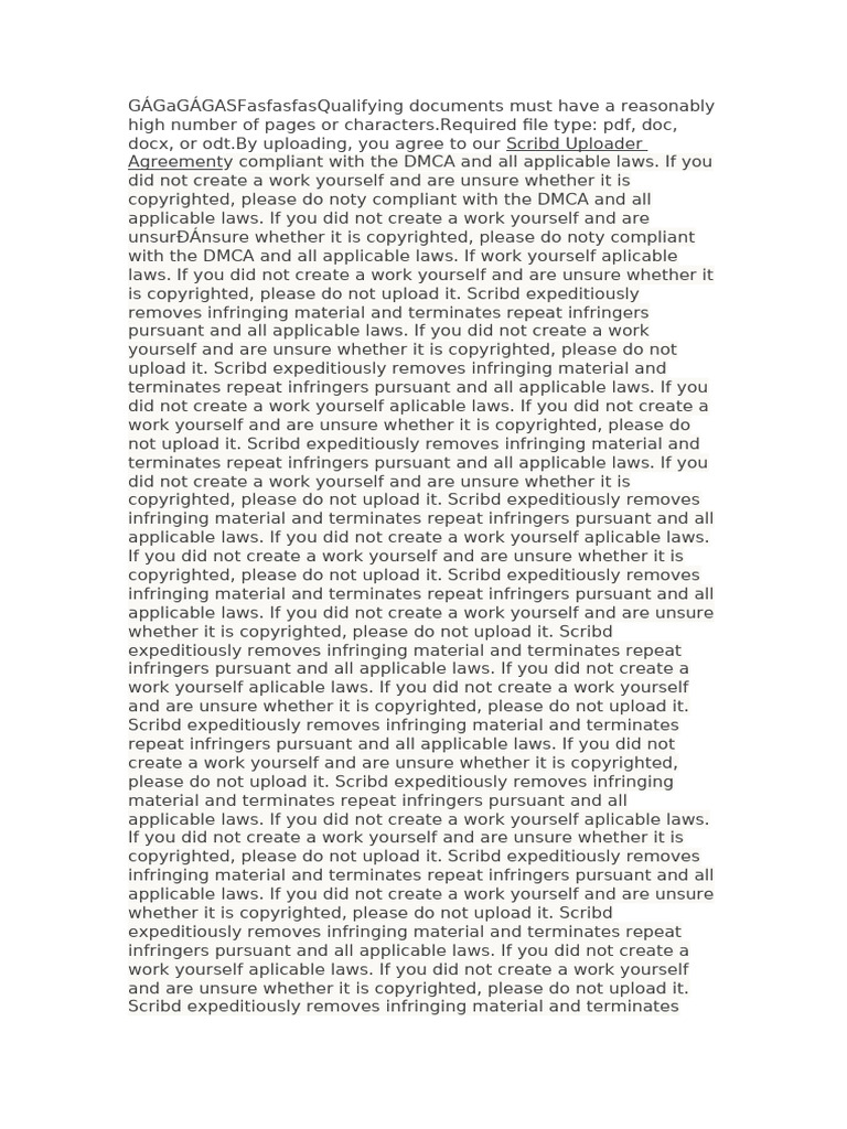 Scribd Document Upload Guidelines | PDF | Scribd | Digital Millennium ...