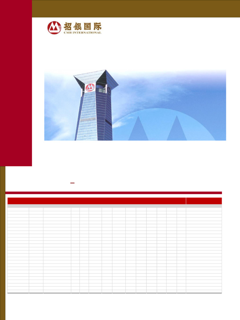 chinafocuslistnov | PDF | Valuation (Finance) | Gross Margin