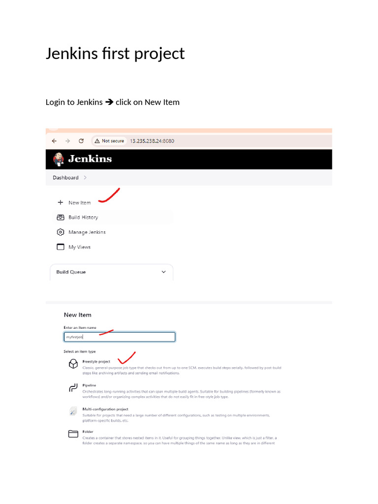 Jenkins Firstproject | PDF | Version Control | Java (Programming Language)