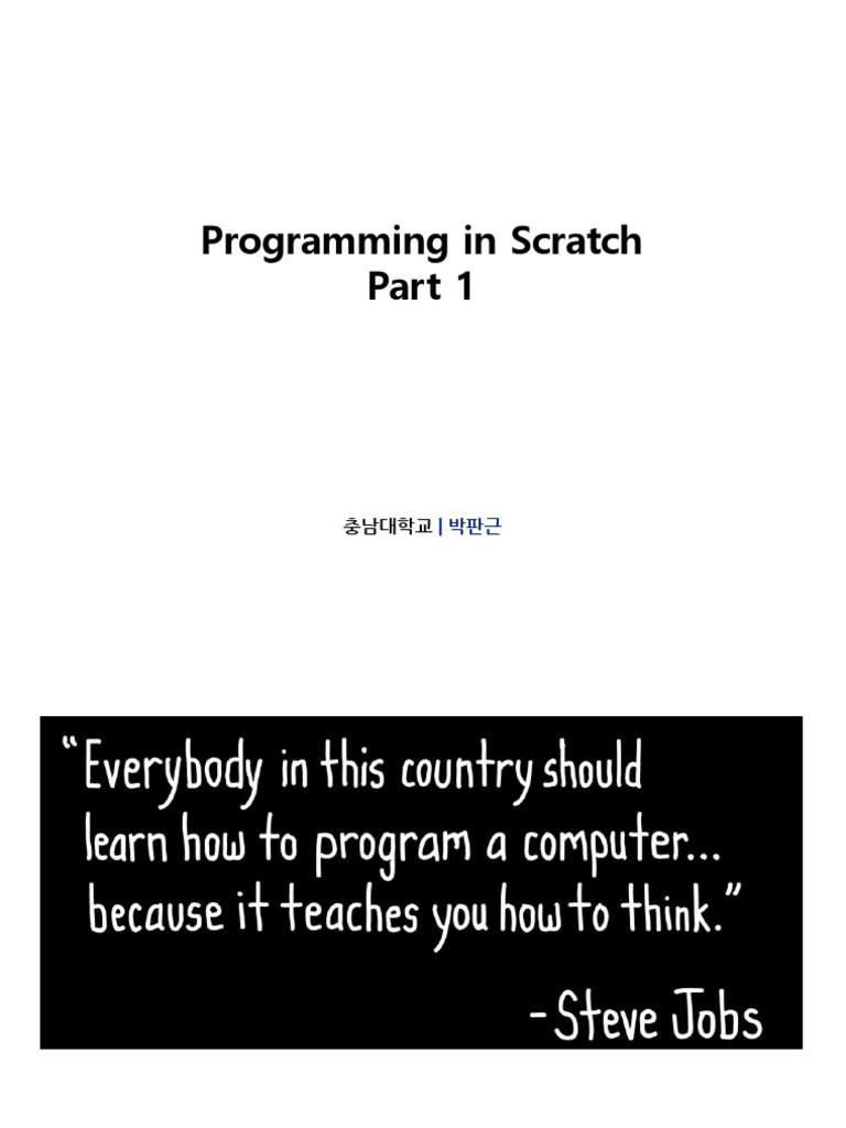 Scratch 1 | PDF | Scratch (Programming Language) | Computing
