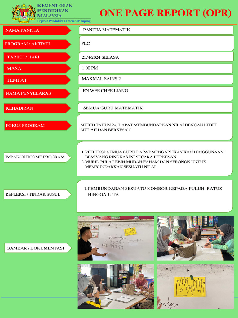 Pembundaran Angka untuk Murid Tahun 2-6 | PDF