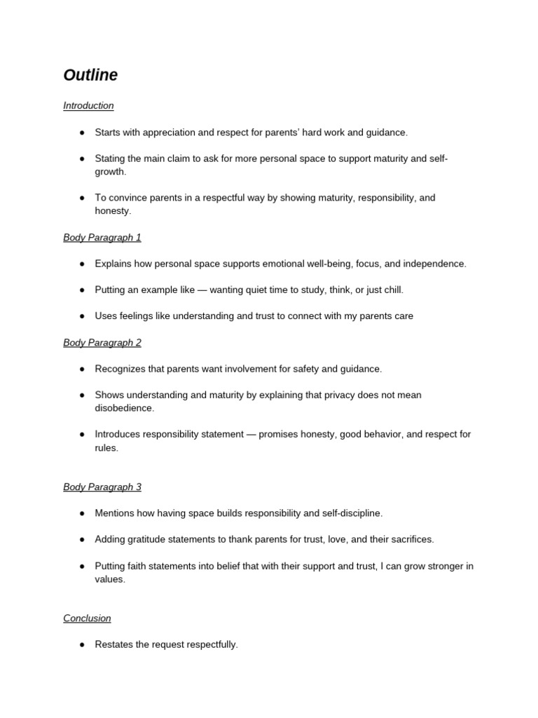 Requesting Personal Space Respectfully | PDF