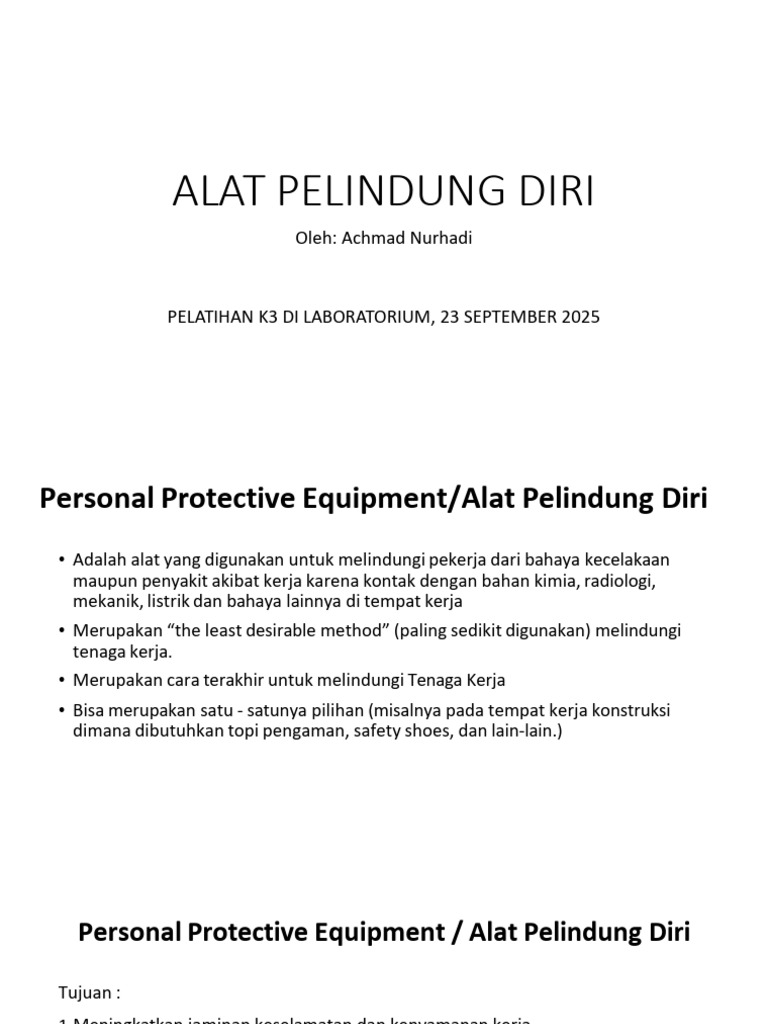 APD Dan Ergonomi Lab | PDF