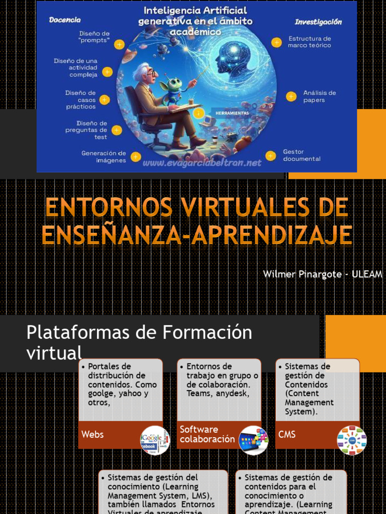 Plataformas de Aprendizaje Virtual y LMS | PDF | Aprendizaje ...