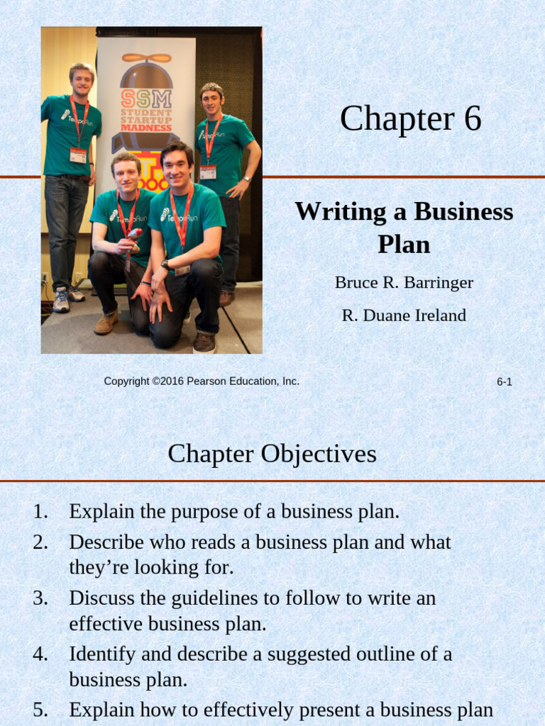 Chapter - Writing a Business Plan | PDF | Profit (Economics) | Marketing