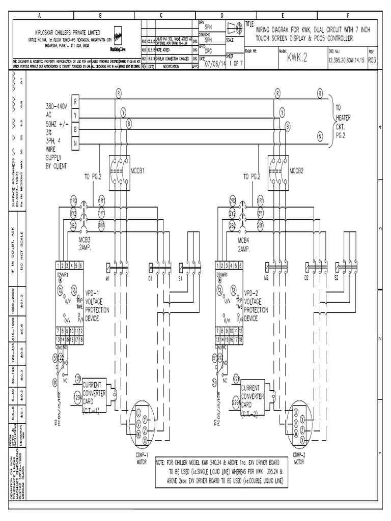1 Screw Chiller Wiring. | PDF