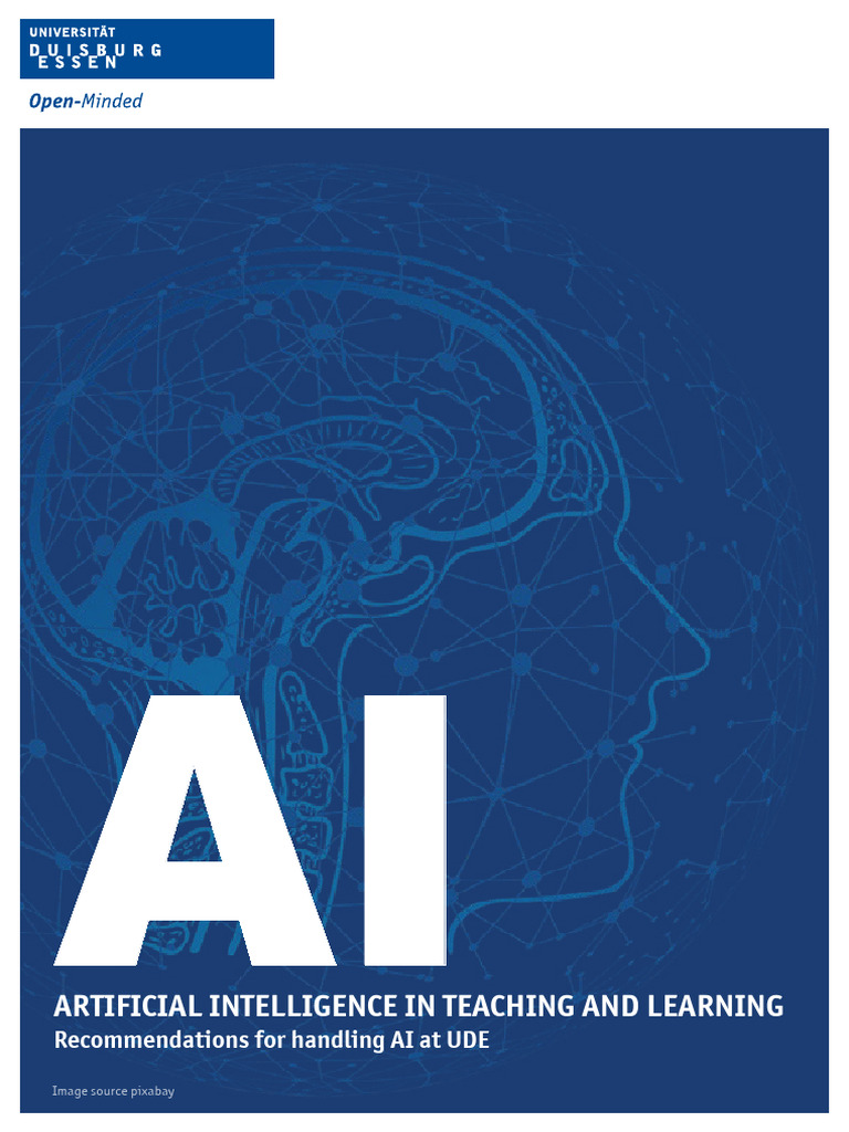 Ai in Teaching and Learning - Recommendations for Handling Ai at Ude v1 ...