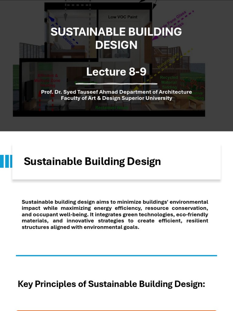 Sustainable Building Design Principles | PDF | Green Building ...