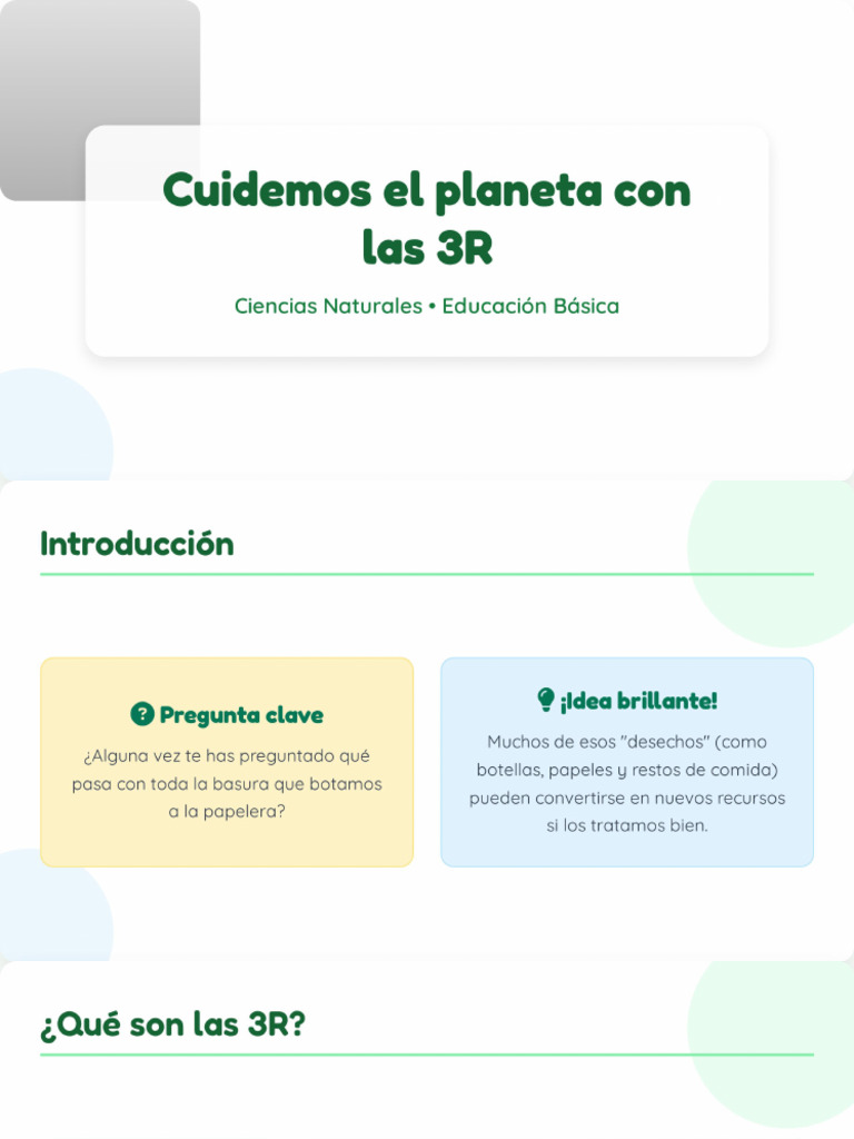 La Regla de Las 3R | PDF