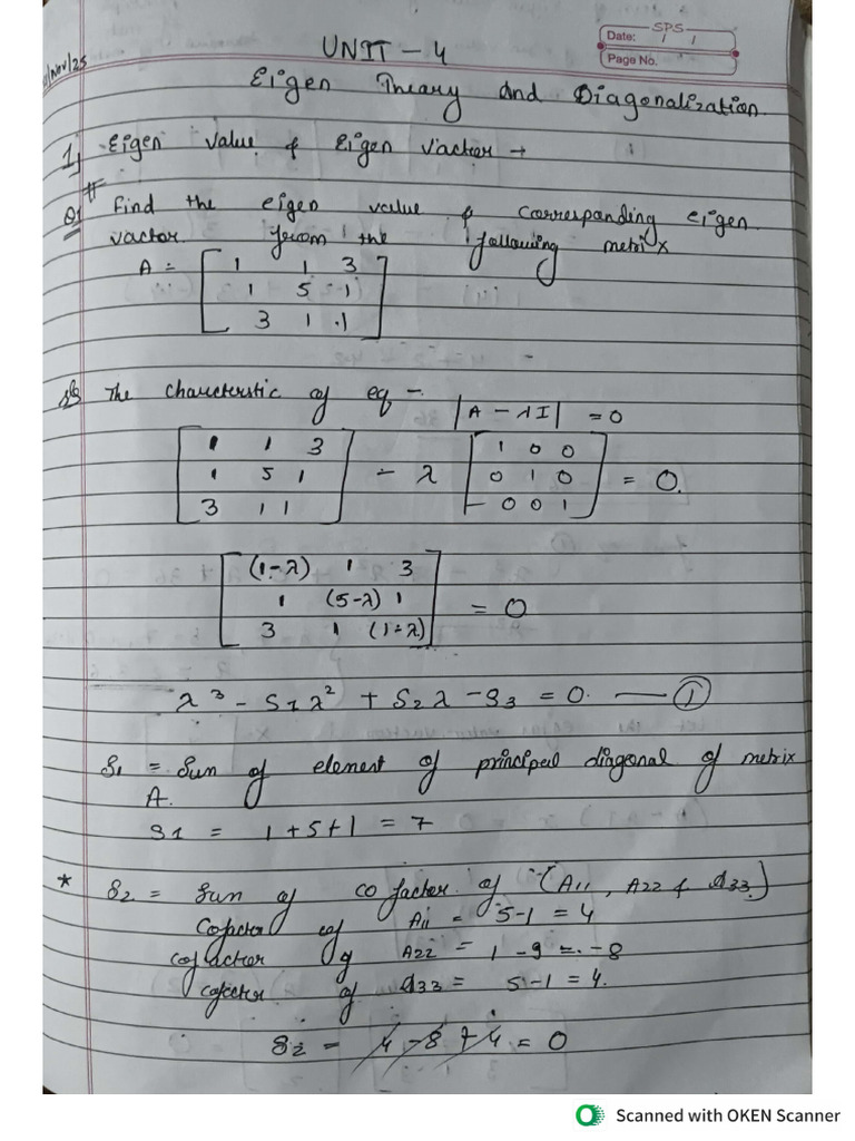 Maths Notes Unit 4 | PDF