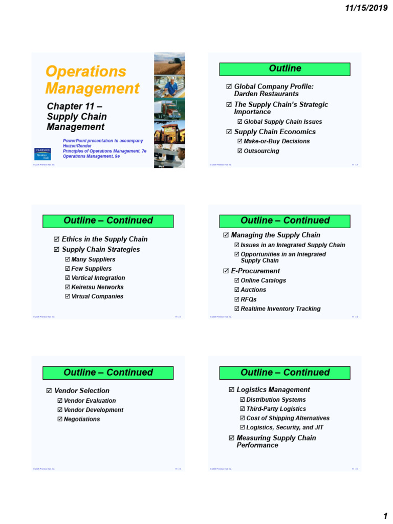 Supply Chain Management Strategies | PDF | Supply Chain | Procurement