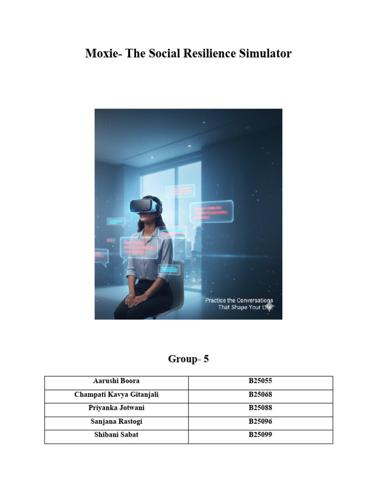 Moxie: VR Social Skills Training Platform | PDF | Virtual Reality ...