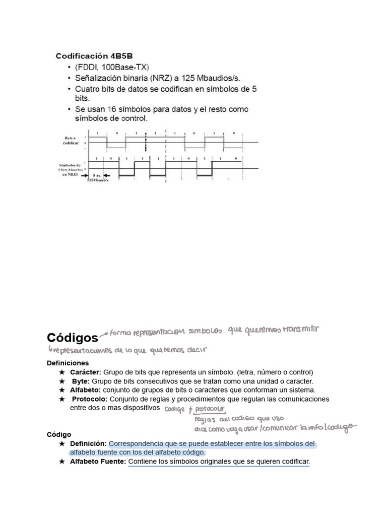Clase 5 - Codigos | PDF | Detección y corrección de errores | Ascii