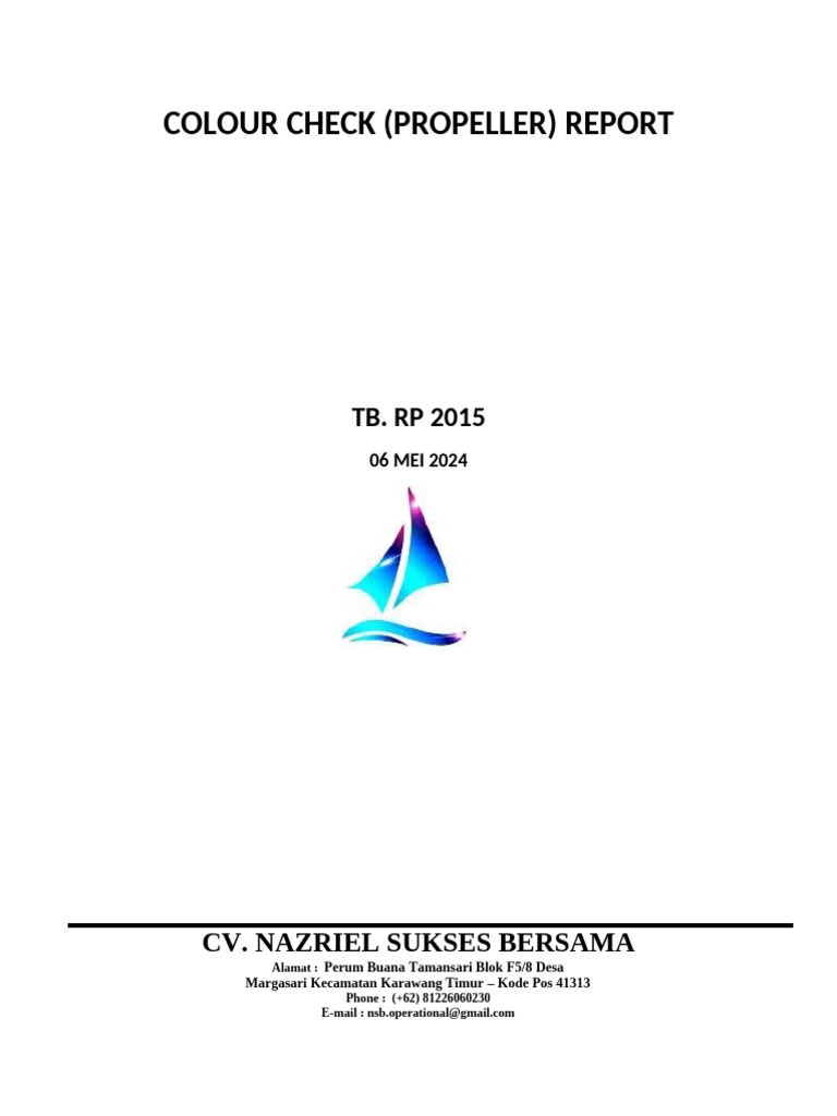 Propeller Colour Check Report 2024 | PDF | Chess Openings | Chess
