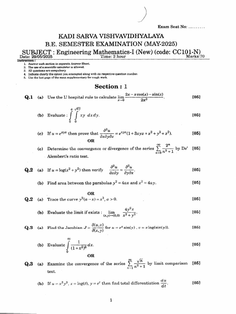 Maths 25 | PDF